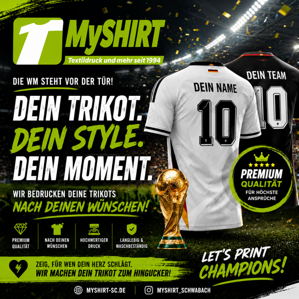 WM Trikot bedrucken lassen